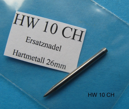 HW 1 / HW 10 – Ersatznadel Hartmetall, 26 mm